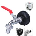 Adaptateur de r�servoir ibc connecteur � filetage 1 / 2robinet cuve 1000l robinet recuperateur eau de ...