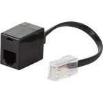 Adaptateur rj45 (mâle) vers rj11 (femelle) - noir - dio Adaptateur rj45 (mâle) vers rj11 (femelle) - noir - dio
