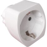 Adaptateur schuko vers france blanc zenitech