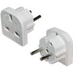 Adaptateur de prise - non spcifi - uk vers fra - 10 / 16a - plastique - intrieur
