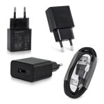 Adaptateur secteur - sony - cordon chargeur quick charge 2. 0 - noir - compatible xperia v zl l sp zr ...