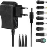 Adaptateur secteur usb 6v 2a alimentation avec 8 adaptateurs de prise ac230v � dc6v pilote dalimentation ...