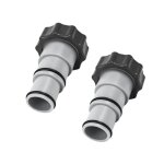 Adaptateur de tuyau - intex - lot de 2 - pour pompe - compatible 15 et 125 pouces