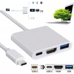 Adaptateur usb type - c 3. 1 hdmi 4k vers hdmi / usb 3. 0 / type c femelle(pd) pour macbookgoogle chromebook ... Adaptateur usb type - c 3. 1 hdmi 4k vers hdmi / usb 3. 0 / type c femelle(pd) pour macbookgoogle chromebook ...