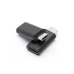 Adaptateur usb type - c m�le vers micro?usb femelle noir - connectland