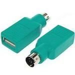 Adaptateur usb vers ps2 - non spcifi - vert - connecteur usb - connecteur ps2 - type adaptateur