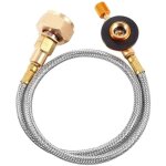 Adaptateur de valve gonflable pour r�servoir de gaz plat po�le ext�rieur valve gonflable joint de r�chaud ...