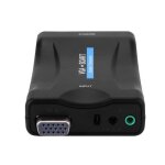 Adaptateur vga vers pritel - audio vido haute vitesse - ntsc / pal / secam - lger