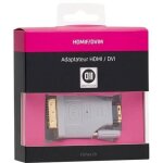 Adaptateur vid�o - d2 - hdmi vers dvi - gris - vis � oreilles