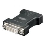 Adaptateur vid�o dvi - i femelle / vga hd15 m�le
