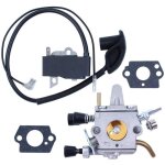 Adefol carburateur module de bobine dallumage avec fil kit pour dbroussailleuse stihl fs300 fs350 fs120 ...
