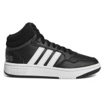 Basket - ball - adidas - hoops mid 3. 0 k - noir - enfant - indoor - chaussures respirantes Basket - ball - adidas - hoops mid 3. 0 k - noir - enfant - indoor - chaussures respirantes
