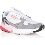 Adidas originals baskets falcon metal - femme - blanc et gris
