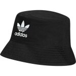Adidas trefoil bucket hat adicolor black / white
