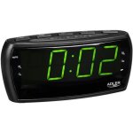 Adler ad 1121 horloge analogique et num�rique amfm auto tuning led vert