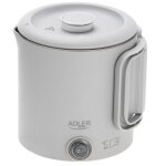 Bouilloire de voyage - adler - adler ad 1388g - 08 l pliable - int�rieur inox - socle 360�