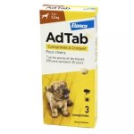 Adtab 56 mg chiens 3 comprims anti - puces 13 - 25 kgs