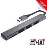 Advance - hub aluminium 2 en 1 xpand smart usb - c