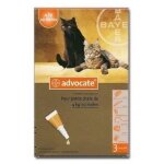 Advocate chats & furets 4kg ou moins 3 pipettes Advocate chats & furets 4kg ou moins 3 pipettes