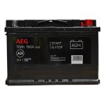 Aeg batterie auto agm 760a 70ah l3