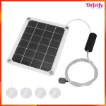 A�rateur de bassin solaire - akozon - 20w - d�bit r�glable - silencieux - pour aquarium �tang hydroponie ...