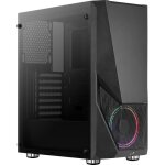 Aerocool boitier pc zauron saturn - frgb v1 - noir - verre tremp� - format atx (accm - pv23013. 11)