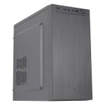 Bo�tier pc - aerocool - cs108bkv1 - aluminium poli - ventilateur 80mm - micro atx