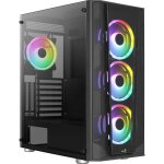Aerocool - prism g v2 frgb - bo�tier pc - moyen tour - noir (accm - pb29043. 11)