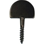 Afbat but�e droite � visser 2 trous - noir