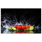 Affiche cuisine regime salade d et 60x40cm - made in france