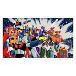 Affiche dcoration murale - fabulous - goldorak mazinger - 61x108cm - haute dfinition - rsistante aux ...