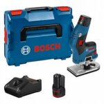 Affleureuse - bosch professional - gkf 12v - 8 - 2 batteries 30 ah - sans fil - ergonomique