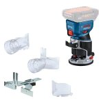 Affleureuse sans - fil gkf 18v - 8 - bosch - sans batterie ni chargeur - 06016c2001