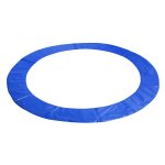 Aga couvre - ressorts ovale pour les trampolines 400 cm bleu coussin de protection