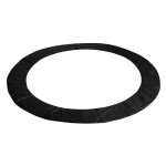 Aga couvre - ressorts ovale pour les trampolines exclusive 430 cm noir coussin de protection