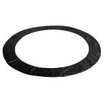 Aga couvre - ressorts ovale pour les trampolines sport exclusive 250 cm noir coussin de protection