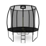 Aga sport exclusive trampoline 250 cm noire + filet de protection + �chelle