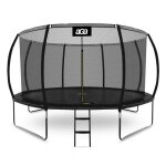 Aga sport exclusive trampoline 366 cm noir + filet de protection + �chelle