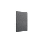 Cahier - clairefontaine - a4 - 100 pages lign - reliure intgrale - couleur gris