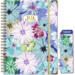 Agenda semainier - a2 - 2024 - couverture rigide - 140 pages - 2 marque - pages