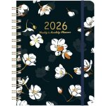 Agenda 2026 - planificateur hebdomadaire - agenda 2026 adultes - format a5 - vue densemble hebdomadaire ...