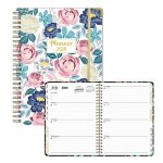 Agenda 2026 rose a5 spirale 15x21cm semainier r�gle signet jan - d�c 2026