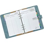 Agenda 2026 semainier a5 rechargeable vertical 7h - 20h 1 semaine sur 2 pages organiseur avec onglets ...