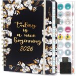 Agenda 2026 semainier spiralejan - d�c 2026 (12 mois) a5 agenda scolaire avec boucle de styloautocollants ...