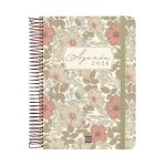 Agenda annuel 2026 - finocam - 1 jour par page - janvier � d�cembre - marron - spirale rigide - 28x175x214 ...