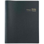 Agenda - brepols - omega 27 - 1 semaine sur 2 pages - 210 x 270 mm - noir