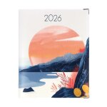 Agenda de bueau color pop 2026 pvc imprim� mars fabrication fran�aise 228 x 18 x 1 cm