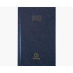Exacompta agenda de bureau 1 jour 210 x 135 mm - couverure rigide cents couleurs bleu (sans spirale)