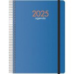 Agenda - dohe - journalier - 15 x 21 cm - couverture souple - 1 jour par page - bleu