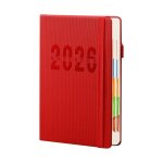 Agenda hebdomadaire 2026 - carnet de planification - couverture rigide - agenda journalier - a5 - couleur ...
